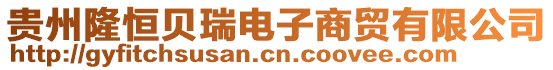 貴州隆恒貝瑞電子商貿有限公司