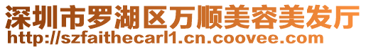 深圳市羅湖區萬順美容美發廳