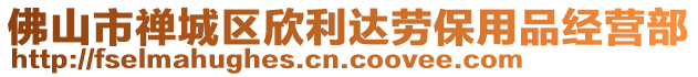 佛山市禪城區欣利達勞保用品經營部