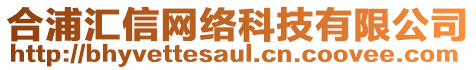 合浦匯信網絡科技有限公司