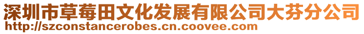 深圳市草莓田文化發展有限公司大芬分公司