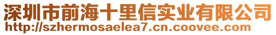 深圳市前海十里信實業(yè)有限公司