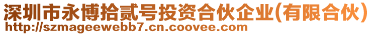 深圳市永博拾貳號投資合伙企業(有限合伙)