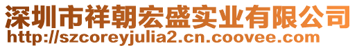 深圳市祥朝宏盛實業(yè)有限公司