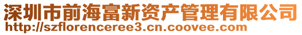 深圳市前海富新資產(chǎn)管理有限公司