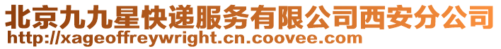北京九九星快遞服務有限公司西安分公司
