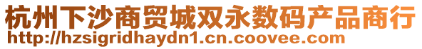 杭州下沙商貿城雙永數碼產品商行
