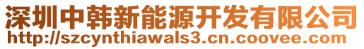深圳中韓新能源開發(fā)有限公司