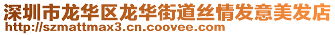 深圳市龍華區(qū)龍華街道絲情發(fā)意美發(fā)店
