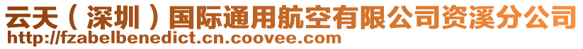 云天（深圳）国际通用航空有限公司资溪分公司