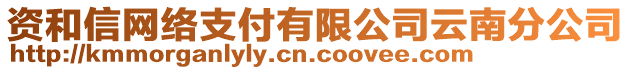 資和信網絡支付有限公司云南分公司