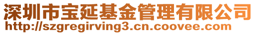 深圳市寶延基金管理有限公司