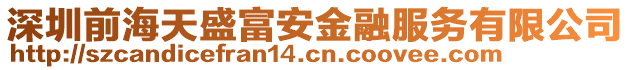 深圳前海天盛富安金融服務有限公司