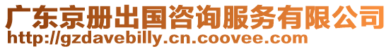 廣東京冊出國咨詢服務(wù)有限公司