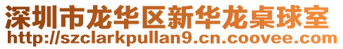 深圳市龍華區新華龍桌球室