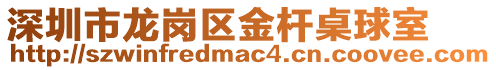 深圳市龍崗區(qū)金桿桌球室