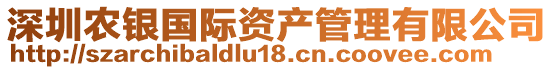 深圳农银国际资产管理有限公司