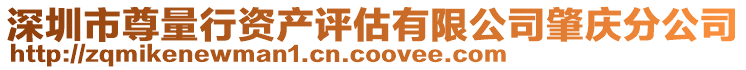 深圳市尊量行資產評估有限公司肇慶分公司