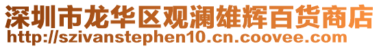 深圳市龍華區觀瀾雄輝百貨商店