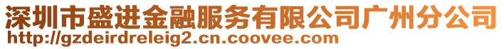 深圳市盛進金融服務有限公司廣州分公司