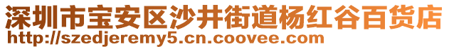 深圳市寶安區(qū)沙井街道楊紅谷百貨店