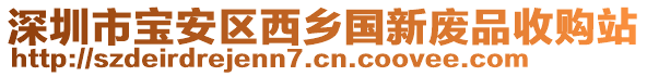 深圳市寶安區西鄉國新廢品收購站