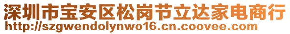 深圳市寶安區(qū)松崗節(jié)立達家電商行