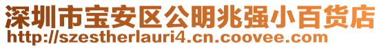 深圳市寶安區公明兆強小百貨店