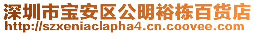 深圳市寶安區(qū)公明裕棟百貨店