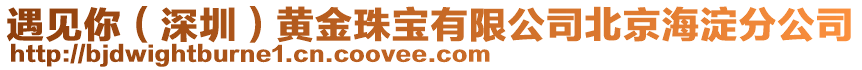 遇見你（深圳）黃金珠寶有限公司北京海淀分公司