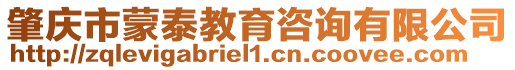 肇慶市蒙泰教育咨詢有限公司