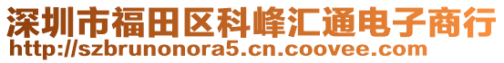深圳市福田區科峰匯通電子商行