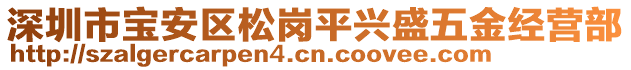 深圳市寶安區(qū)松崗平興盛五金經(jīng)營(yíng)部