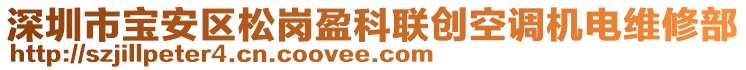 深圳市寶安區(qū)松崗盈科聯(lián)創(chuàng)空調(diào)機(jī)電維修部