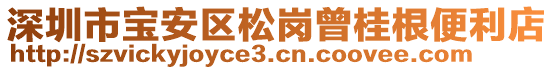 深圳市寶安區(qū)松崗曾桂根便利店