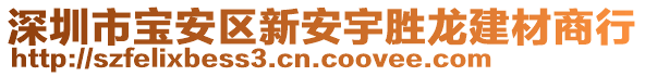 深圳市寶安區(qū)新安宇勝龍建材商行