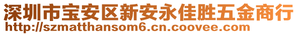 深圳市寶安區(qū)新安永佳勝五金商行