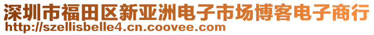 深圳市福田區(qū)新亞洲電子市場博客電子商行