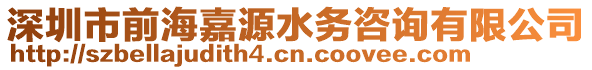 深圳市前海嘉源水務(wù)咨詢有限公司