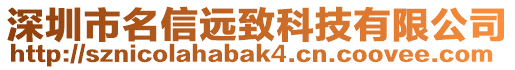 深圳市名信遠致科技有限公司