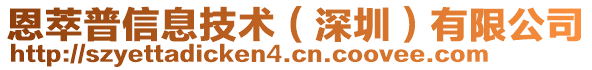 恩萃普信息技術(shù)（深圳）有限公司