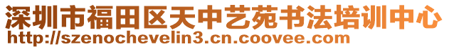 深圳市福田區(qū)天中藝苑書法培訓(xùn)中心