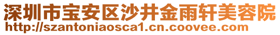 深圳市寶安區(qū)沙井金雨軒美容院