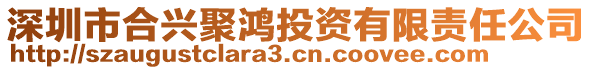 深圳市合興聚鴻投資有限責(zé)任公司