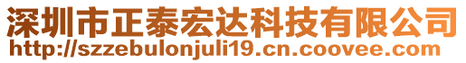 深圳市正泰宏達(dá)科技有限公司