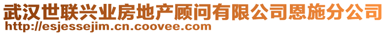 武漢世聯(lián)興業(yè)房地產(chǎn)顧問有限公司恩施分公司