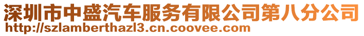 深圳市中盛汽車服務有限公司第八分公司