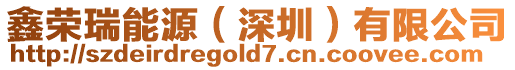 鑫榮瑞能源(深圳)有限公司