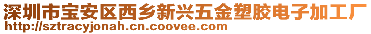 深圳市寶安區(qū)西鄉(xiāng)新興五金塑膠電子加工廠