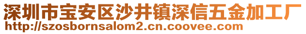 深圳市寶安區沙井鎮深信五金加工廠